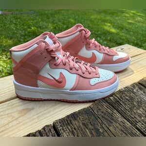 Nike Dunk High Up multi pink and white